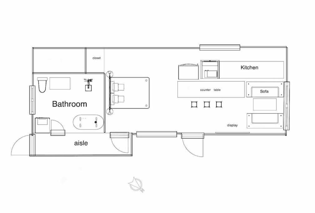 Hacobune Tinyhouse Onna Kültér fotó